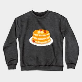 Fluffy Pancakes Pixel Art Crewneck Sweatshirt